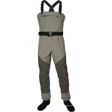 Men's Waterproof Breathable Stockingfoot Chest waders Fishing Wader Suit with Wading belt